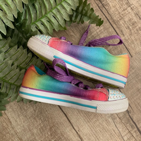 skechers rainbow sneakers